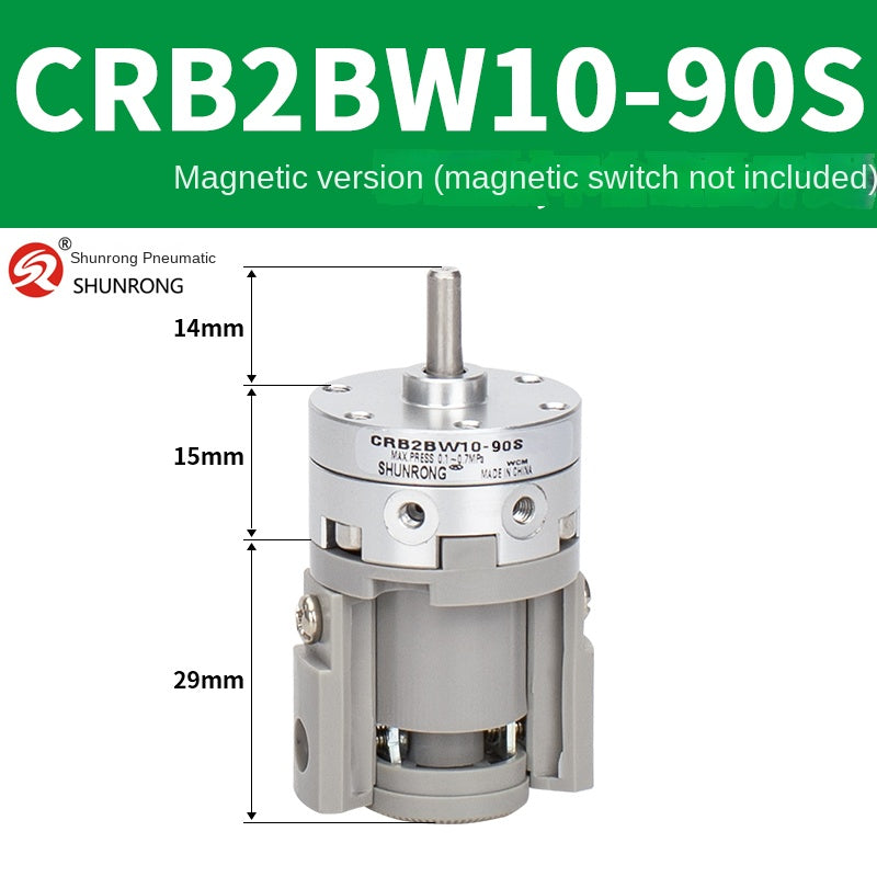 Blade Type Swing Rotary Cylinder CRB1BW50-90S Degree CRB2BW15/20/30/90S/180S/270S