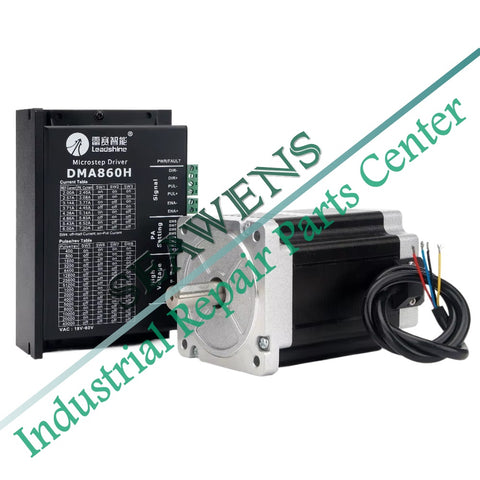 Leadshine 2Phase Stepper Driver DMA860H +Motor 86CM85-0-I14 Length 118mm For Co2 Laser Cutting and Engraving Machine