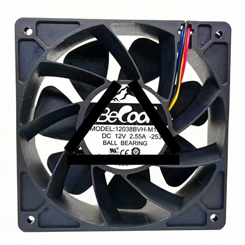 BeCool 12038BVH-M1F DC 12V 2.55A 12038 Ball Bearing Axial Cooling Fan