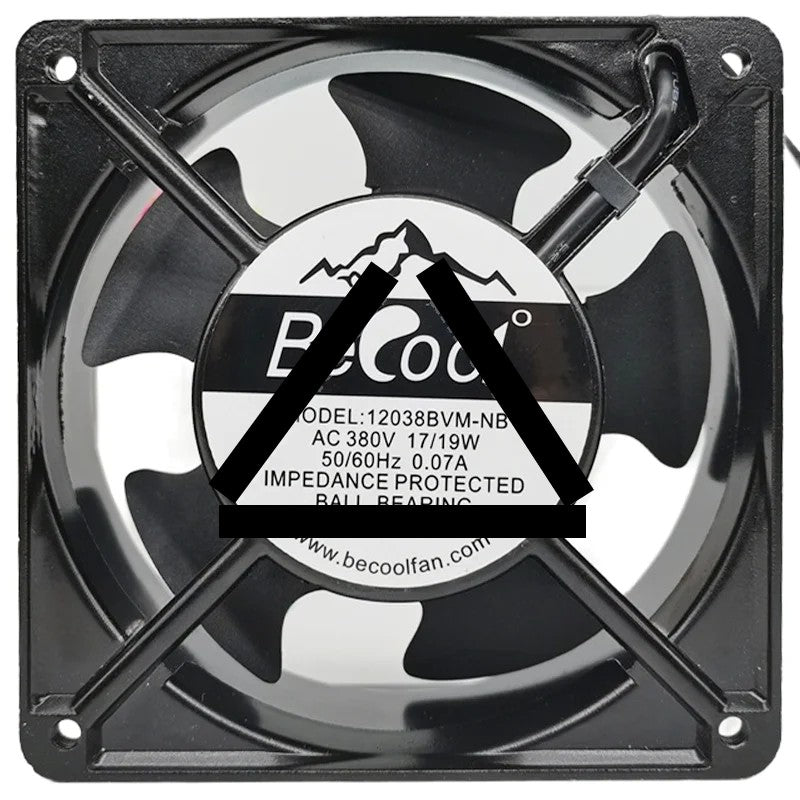 BeCool 12038BVM-NB 380V 17/19W Ball Bearing Axial Fan