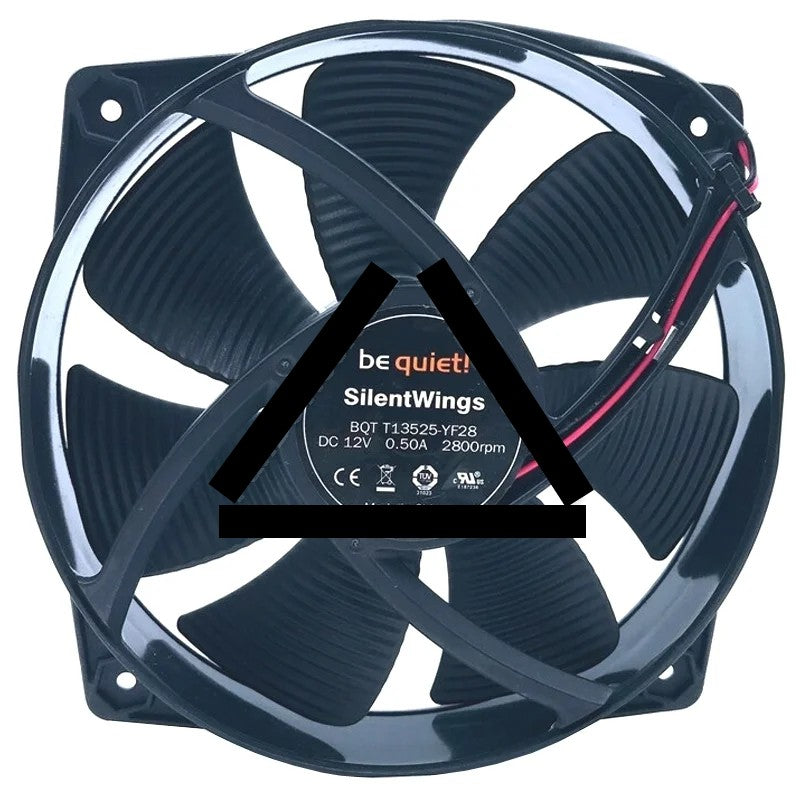bequiet BQT T13525-YF28 12V 0.50A 2 Wires 2800RPM Cooling Fan