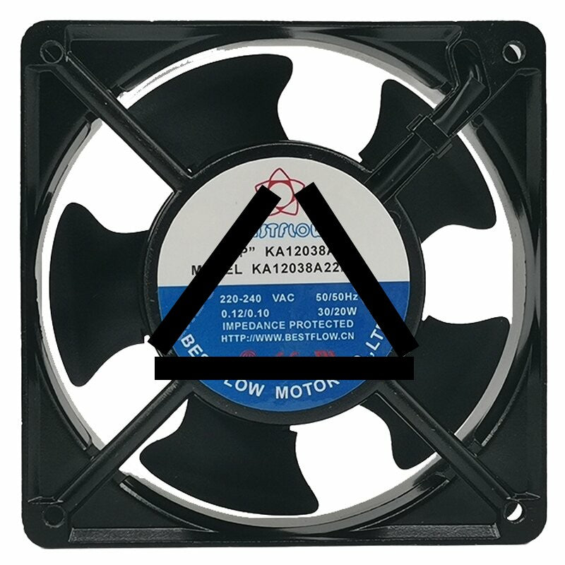 BESTFLOW KA12038A22B30 AC 220-240V 0.12/0.10A 30/20W Axial Cooling Fan