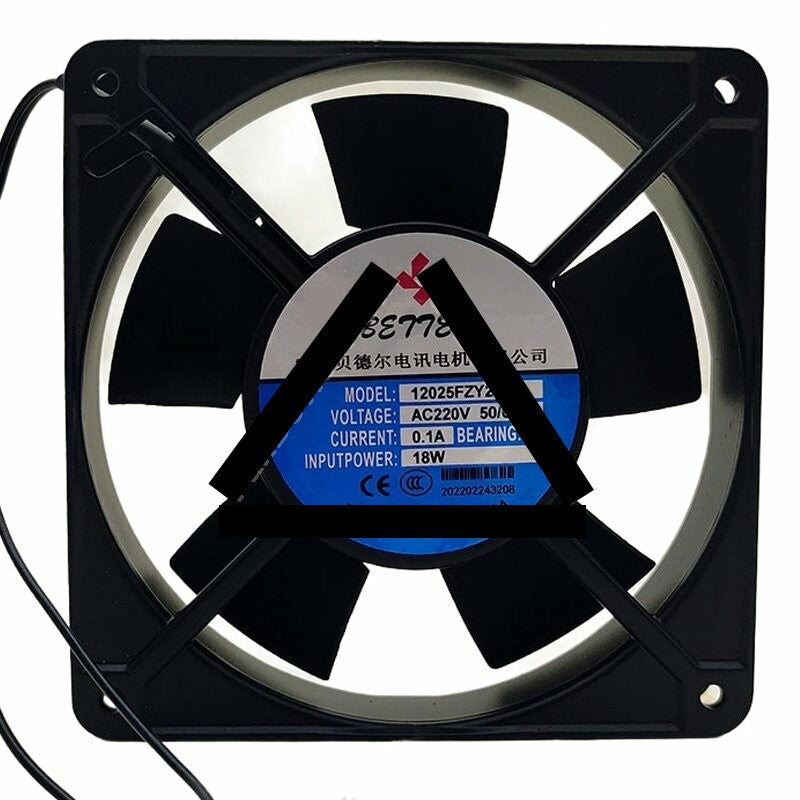 BETTER 12025FZY2-S AC 220V 0.1A 18W 12025 Ball Bearing Axial Cooling Fan