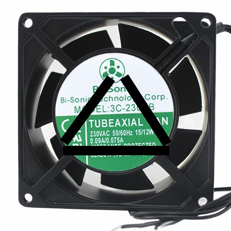 Bi-Sonic 3C-230HB AC 230V 0.09A/0.075A 8038 Axial Cooling Fan
