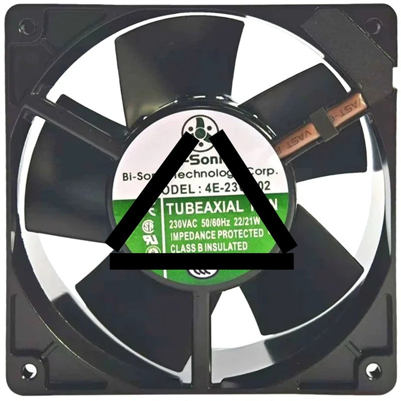 Bi-Sonic 4E-230B 02 AC 230V 22/21W Impedance Protected Cooling Fan
