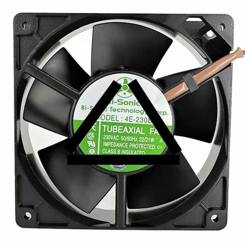 Bi-Sonic 4E-230B AC 230V 22/21W 2 Wires Axial Cooling Fan