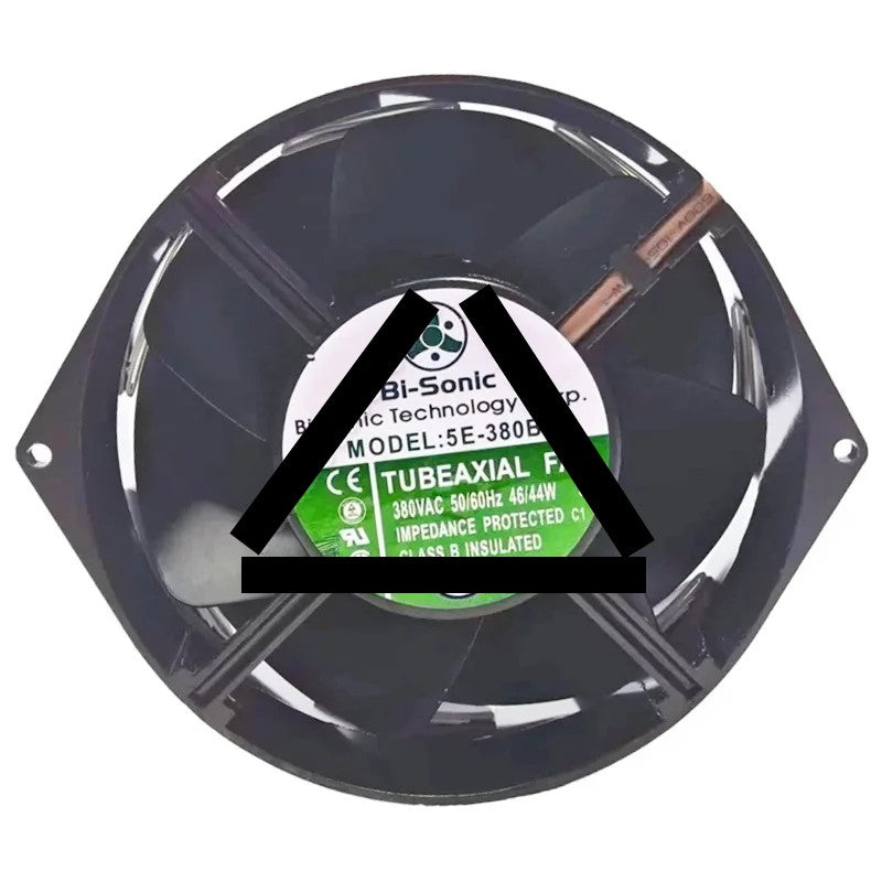 Bi-Sonic 5E-380B 380V 46/44W 2 Wires Impedance Protected Cooling Fan