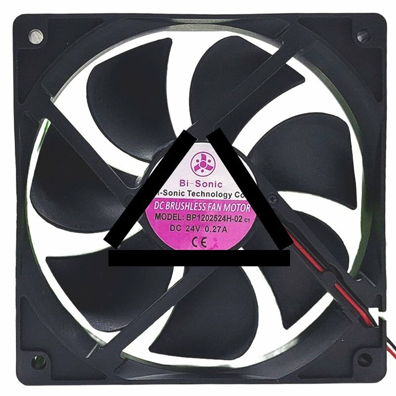Bi-Sonic BP1202524H-02 DC 24V 0.27A 12025 Brushless Axial Cooling Fan