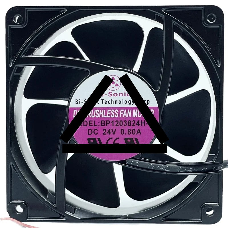 Bi-Sonic BP1203824H-03 24V 0.80A 2 Wires Cooling Fan