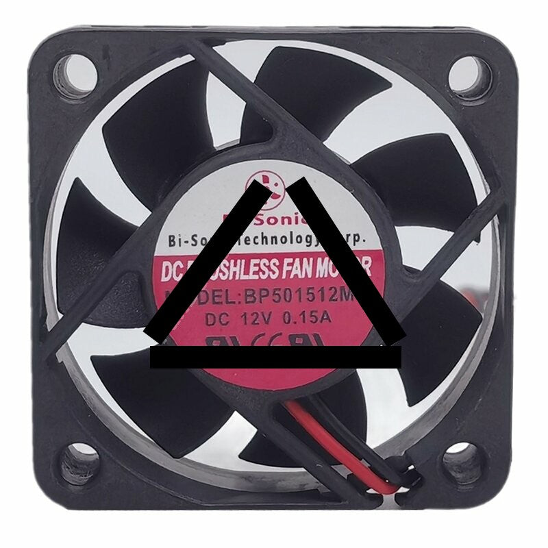 Bi-Sonic BP501512M DC 12V 0.15A 5015 Axial Brushless Cooling Fan