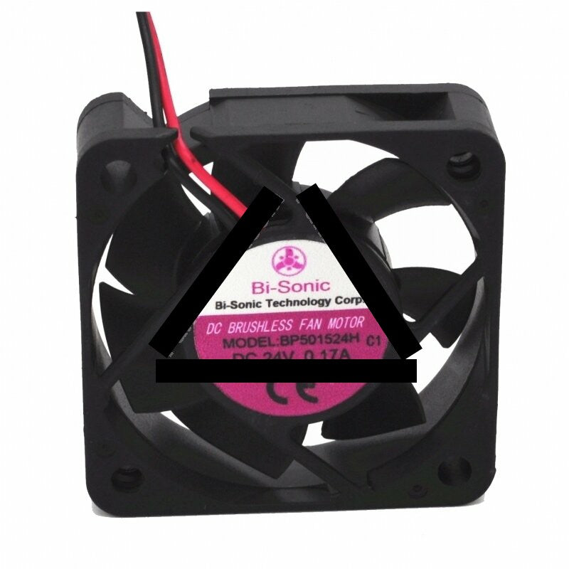 Bi-Sonic BP501524H DC 24V 0.17A 2 Wires Axial Cooling Fan