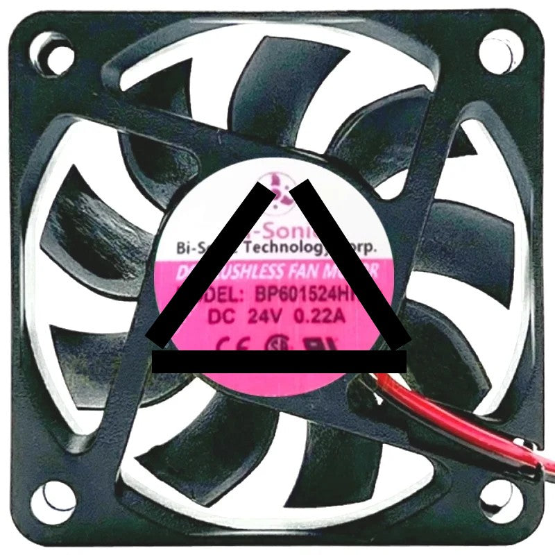 Bi-Sonic BP601524HH 24V 0.22A 2 Wires Axial Cooling Fan