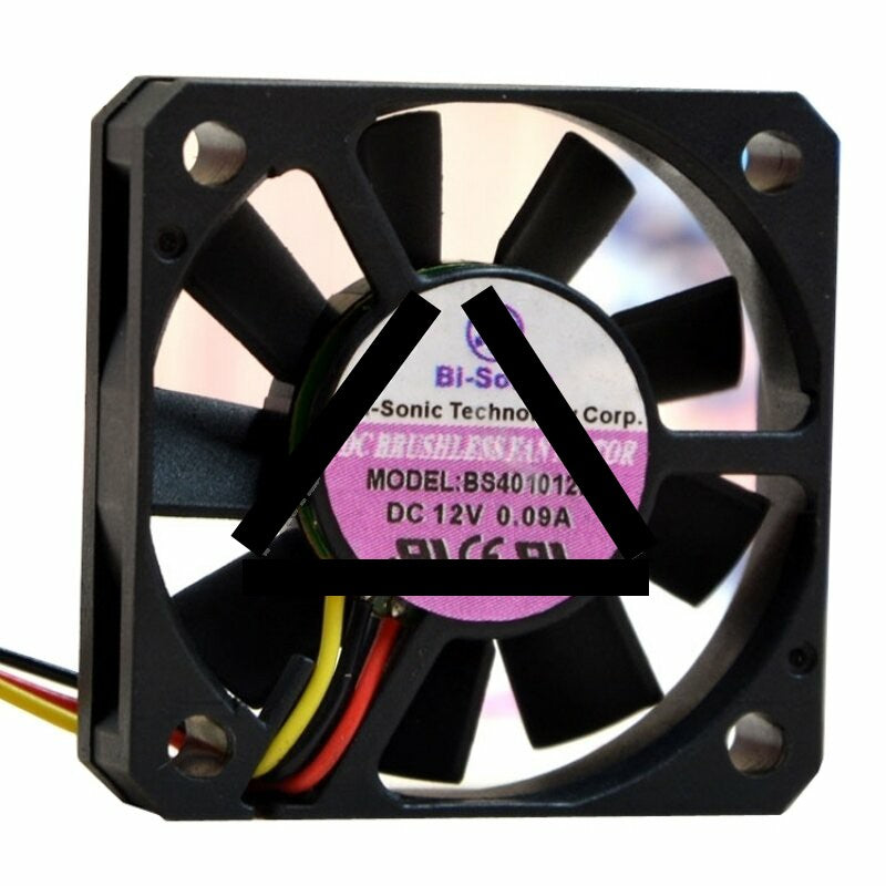 Bi-Sonic BS401012M DC 12V 0.09A 3 Wires Axial Cooling Fan