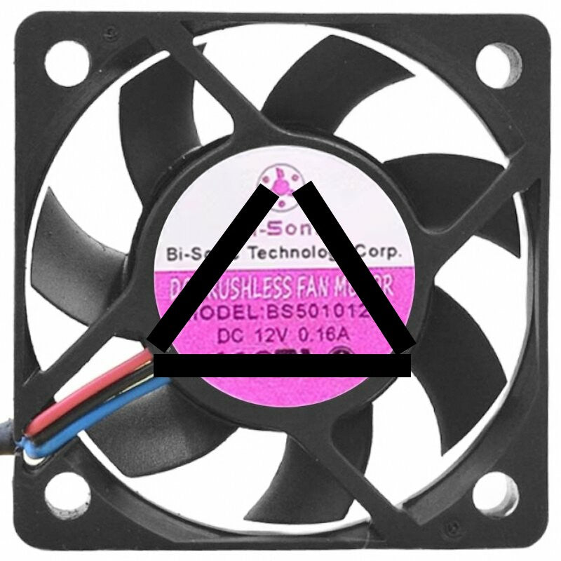 Bi-Sonic BS501012H 12V 0.16A 2 / 3 Wires Cooling Fan