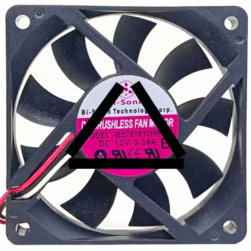 Bi-Sonic BS701512HH 12V 0.34A 2 / 3 Wires Cooling Fan