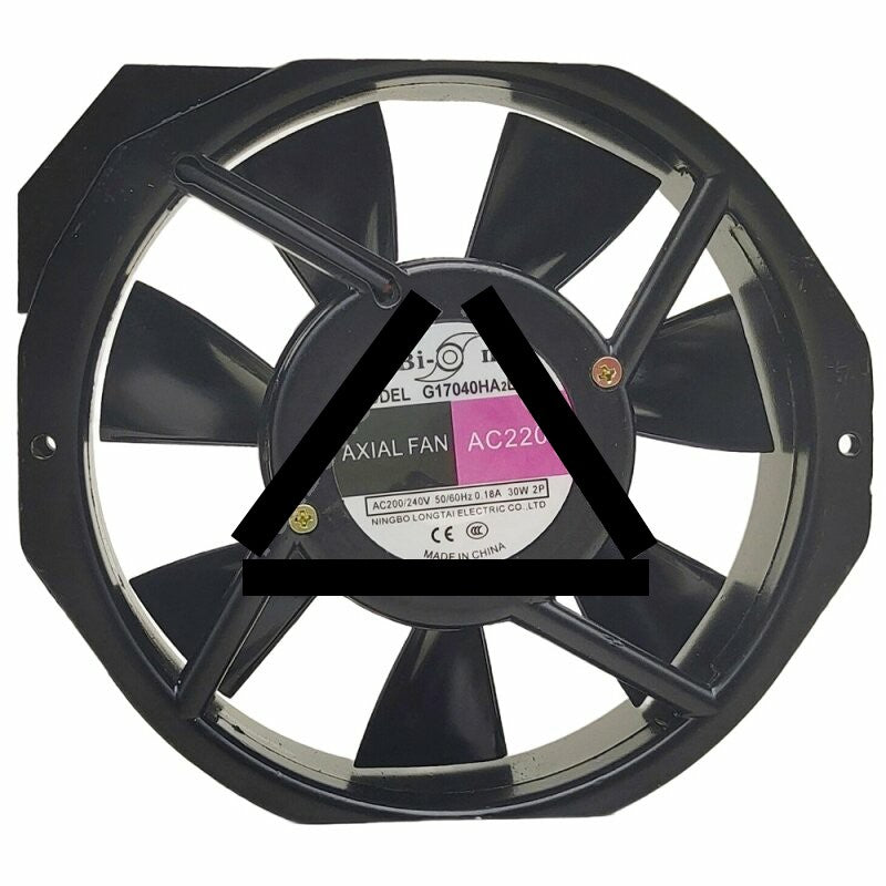 Bi-Sonic G17040HA2BL AC 220V 0.18A 30W Axial Cooling Fan