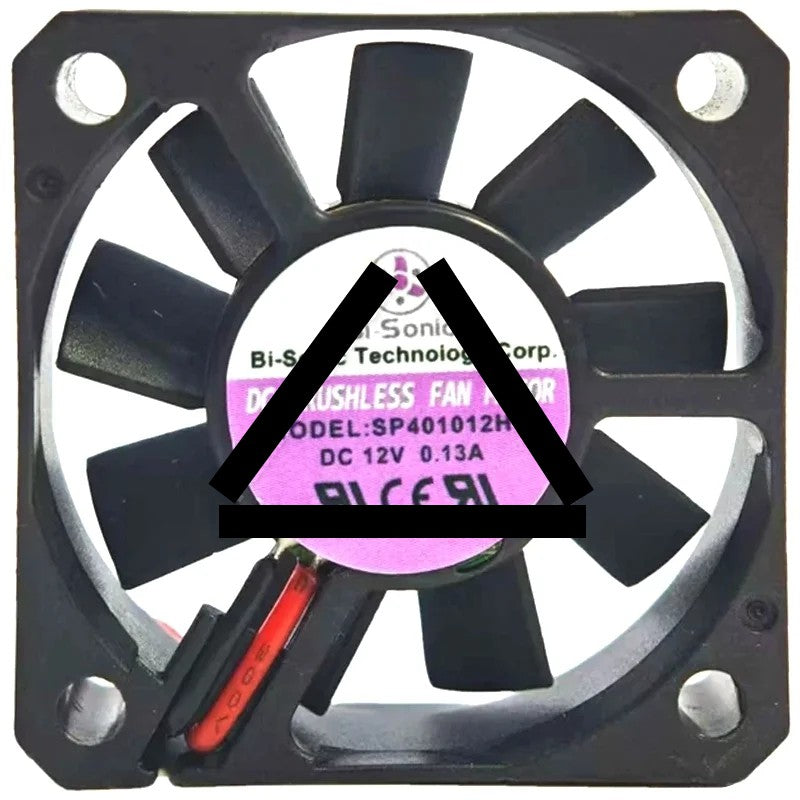 Bi-Sonic SP401012H c1 12V 0.13A DC Brushless 2 Wires Axial Cooling Fan