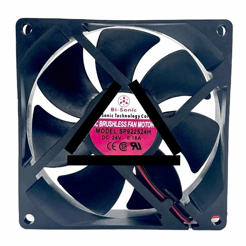 Bi-Sonic SP922524H DC 24V 0.18A 9025 Axial Brushless Cooling Fan
