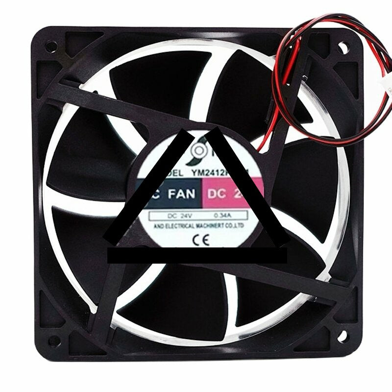 Bi-Sonic YM2412PMS1 DC 24V 0.34A 12038 Axial Cooling Fan