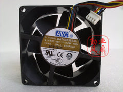 brand new Avc data0838b8u 8038 8cm 48v 0.29a 4 line dual ball bearing fan