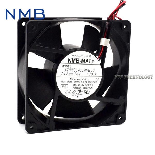 Brand new original converter fan 4715SL-05W-B60 humidifier special waterproof 24V axial fan 119*119*38mm