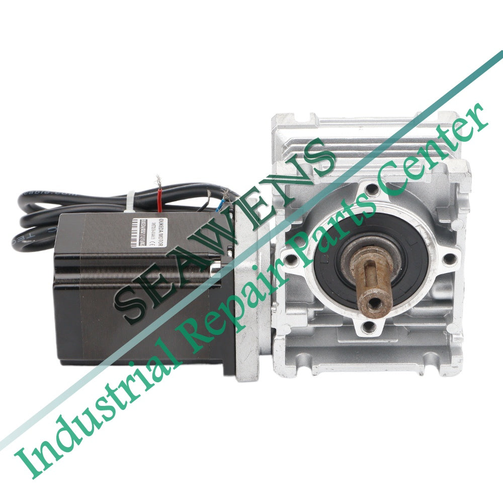 Worm Gear Reducer NMRV030 High Torque Gearbox Reducer Input 9/11mm Gear Ratio 5:1/80:1 Suitable for Nema23 Motor