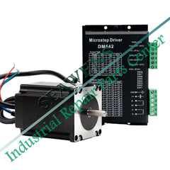 2 Phase Nema 23 Stepper Motor Driver Kit Open Loop 76mm 1.92N.m 2.1A +DM542 20-50VDC for 3D Printer CNC Engraving Machine