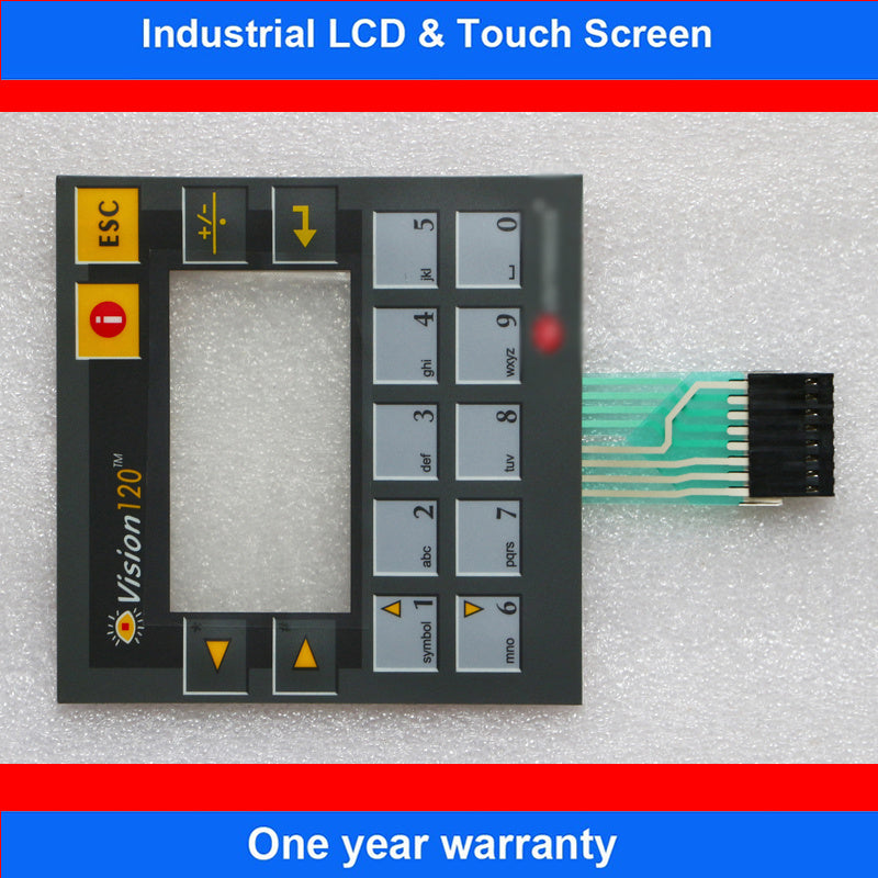 Membrane Switch Keypad VISION120 V120-22-R6C S NK042056 Industrial HMI Control Panel Keyboard Replacement