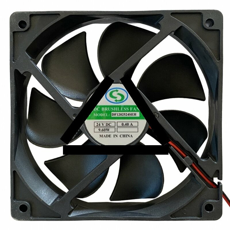 CC DF1202524SEH DC 24V 0.40A 2 Wires Brushless Axial Cooling Fan