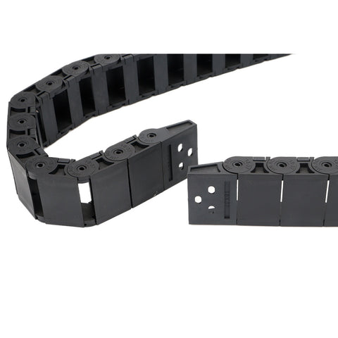 Cable Chain 18*18 18*25 18*37 18*50mm 1M Semi-Enclosed Interior Opening Wire Transmission Carrier Plastic Drag Towline