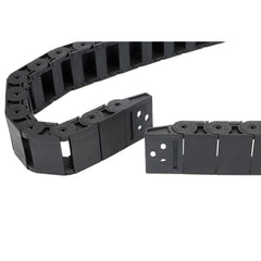 Cable Chain 18*18 18*25 18*37 18*50mm 1M Semi-Enclosed Interior Opening Wire Transmission Carrier Plastic Drag Towline