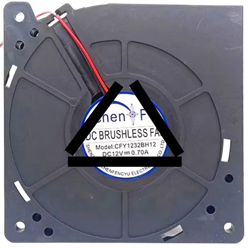 ChenFY CFY1232BH12 12V 0.70A 2 Wires Blower Cooling Fan