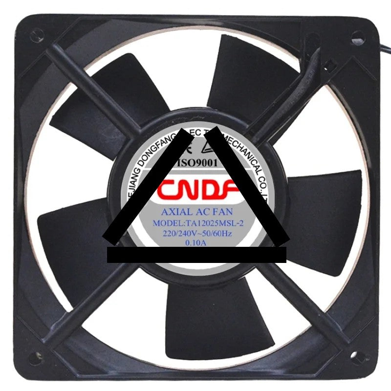 CNDF TA12025MSL-2 220/240V 0.10A 2 Wires Axial Cooling Fan