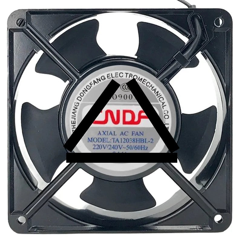 CNDF TA12038HBL-2 220V/240V 0.14A 2 Wires Axial Cooling Fan