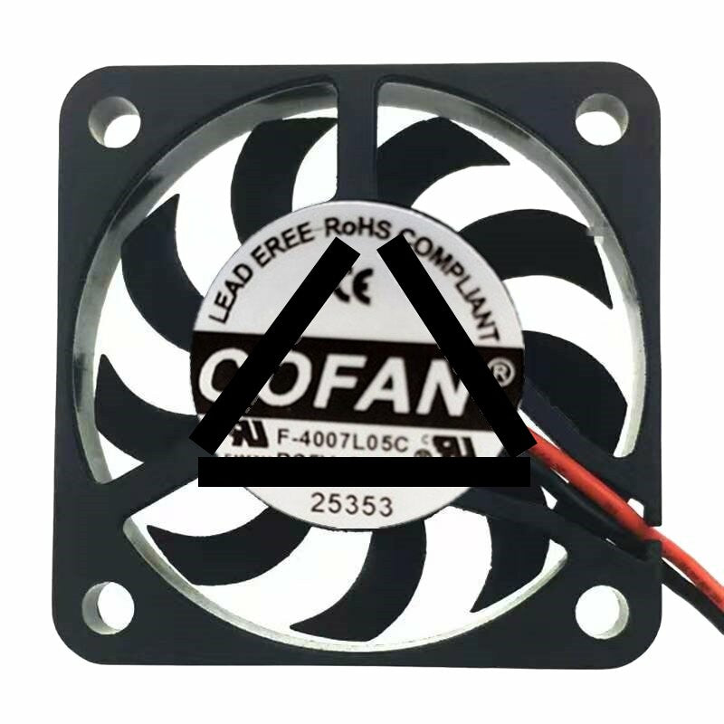 COFAN F-4007L05C DC 5V 0.05A 4007 Axial Cooling Fan