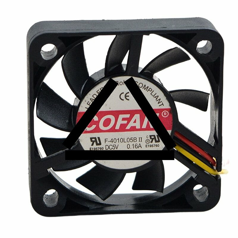 COFAN F-4010L05B DC 5V 0.16A 4010 Axial Cooling Fan