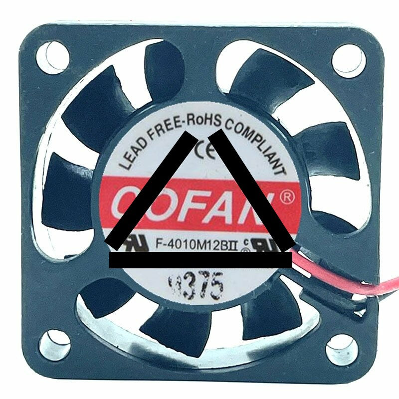 COFAN F-4010M12BII DC 12V 0.16A 4010 Axial Cooling Fan