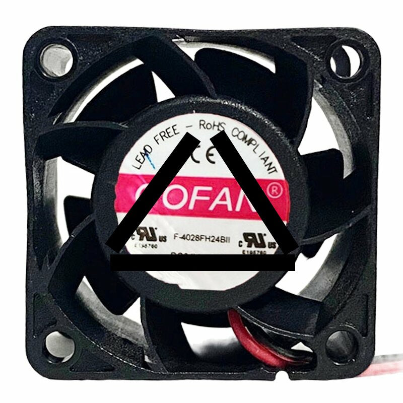 COFAN F-4028FH24BII DC 24V 0.35A 4028 Axial Cooling Fan