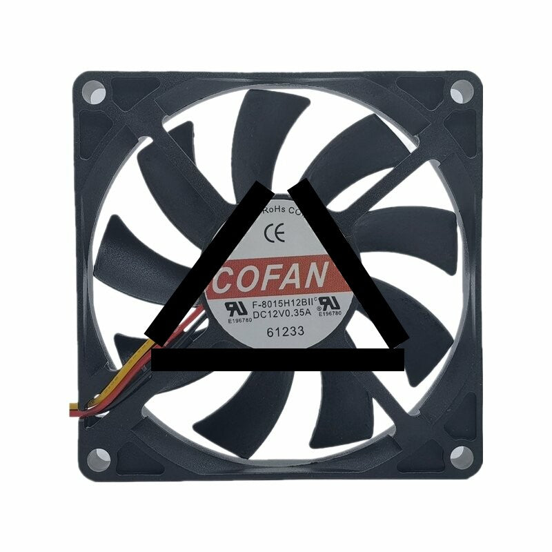 COFAN F-8015H12BII DC 12V 0.35A 8015 Axial Cooling Fan