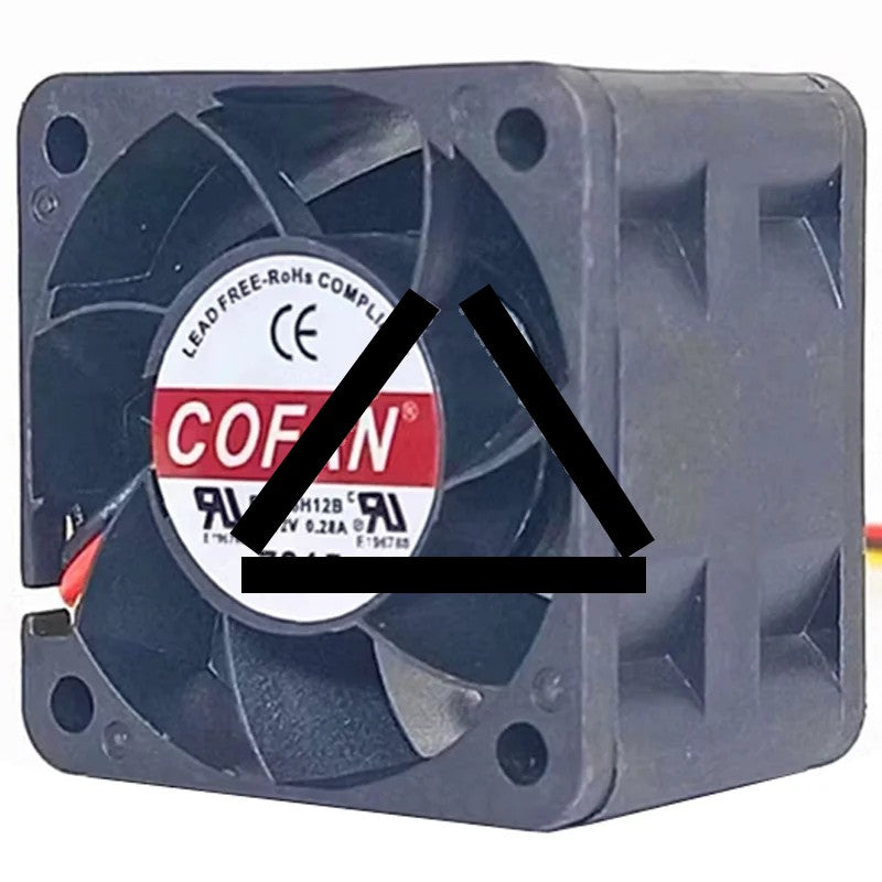 COFAN FP428H12B 12V 0.28A 3 Wires Axial Cooling Fan