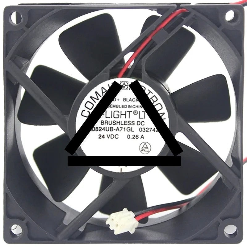 COMAIR ROTRON CR0824UB-A71GL DC Brushless 24V 0.26A 2 Wires Cooling Fan