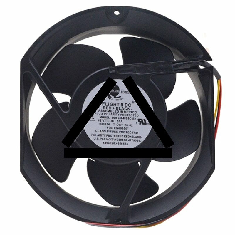 Comair Rotron DD523648B6C-E2 DC 48V 0.51A 2 Wires / 3 Wires Axial Cooling Fan