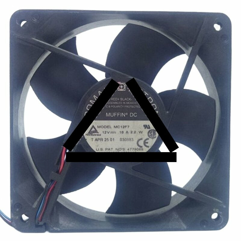 COMAIR ROTRON MC12F7 DC 12V 0.18A 2 Wires / 3 Wires Axial Cooling Fan