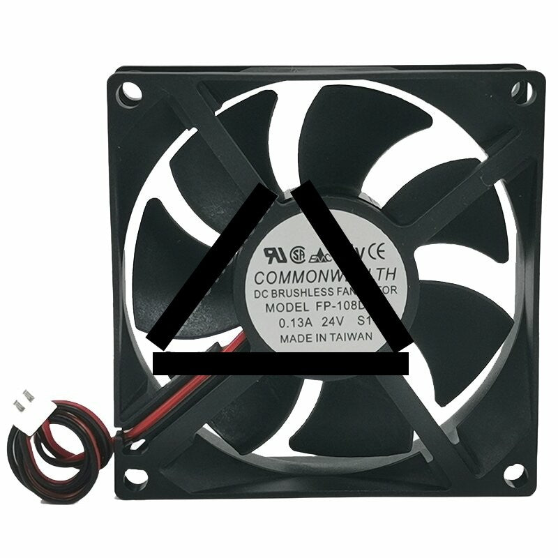 COMMONWEALTH FP-108D/DC DC 24V 0.13A 8025 Axial Brushless Cooling Fan