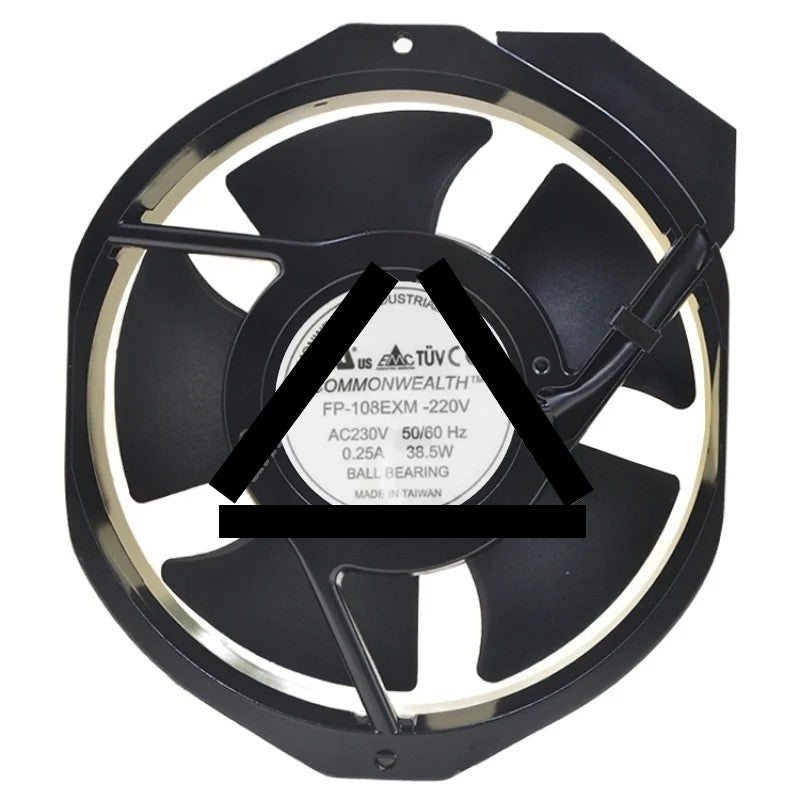 COMMONWEALTH FP-108EXM 230V 0.25A 38.5W Axial Cooling Fan