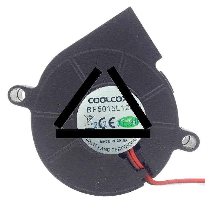 COOLCOX BF5015L12S 12V 0.05A 2 Wires Blower Cooling Fan