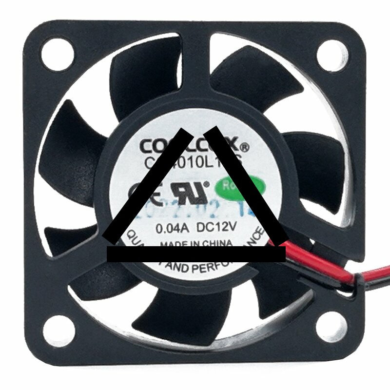 COOLCOX CC4010L12S DC 12V 0.04A 4010 Axial Cooling Fan