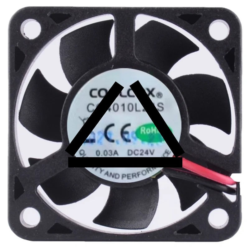 COOLCOX CC4010L24S 24V 0.03A 2 Wires Axial Cooling Fan