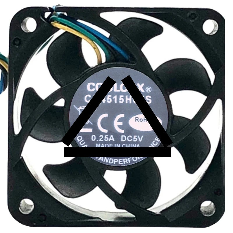 COOLCOX CC4515H05S 5V 0.25A 4 Wires Axial Cooling Fan