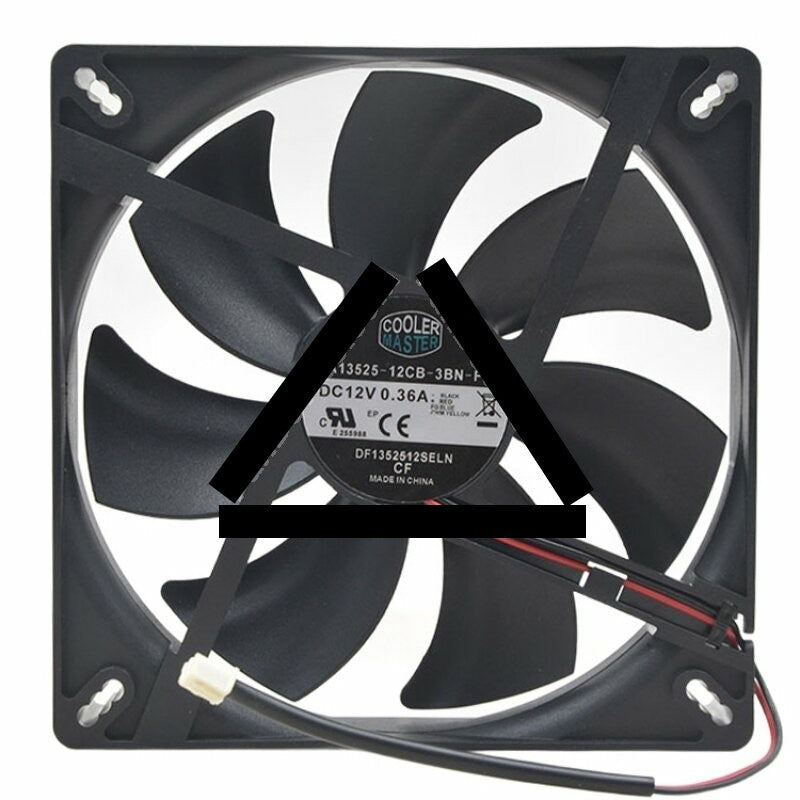 Cooler Master A13525-12CB-3BN-F1 DC 12V 0.36A 13525 Axial Cooling Fan